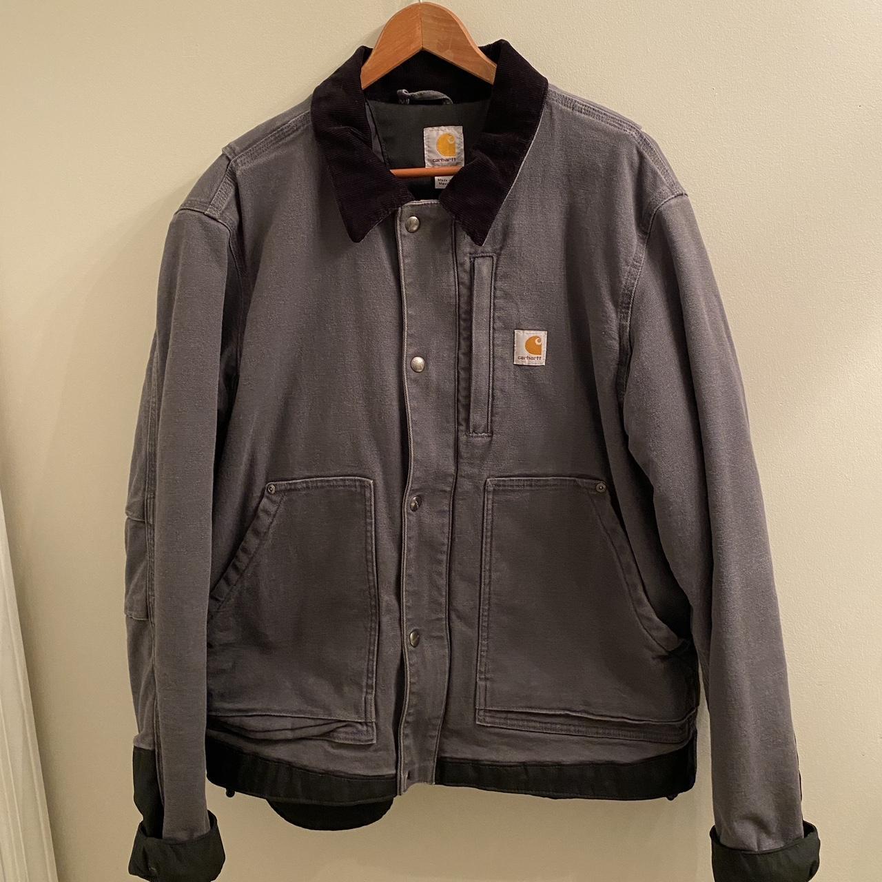 Grey Carhartt Jacket #Carhartt #Dickies #mensjackets... - Depop