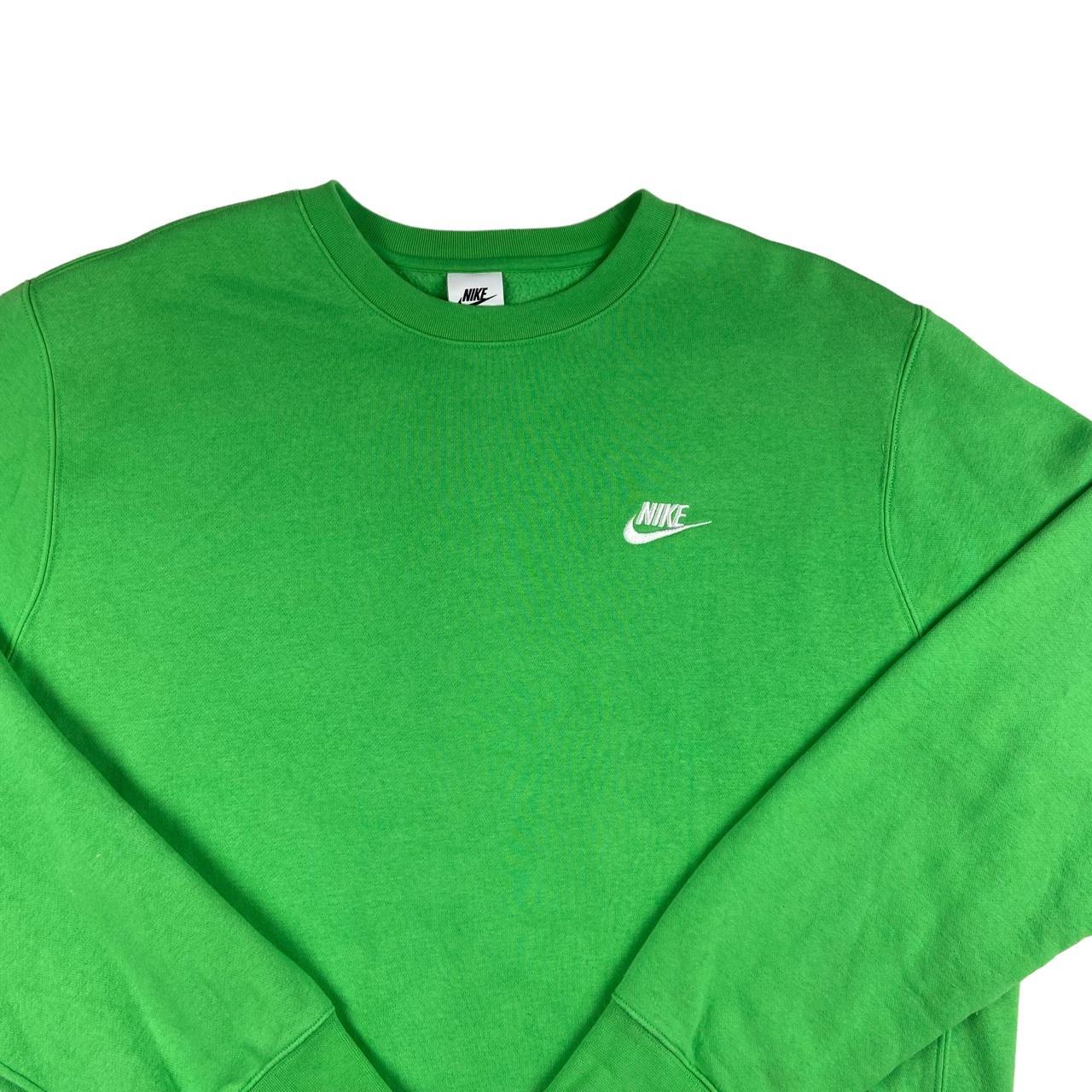 Nike Men's Green Sweatshirt Depop