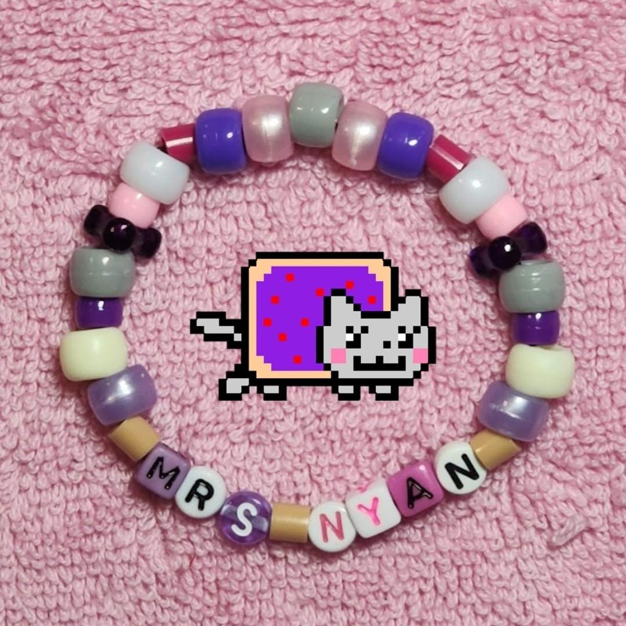 Mrs. Nyan Cat Cute Kawaii Poptart Purple & Pink... - Depop