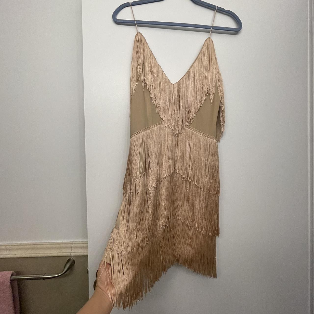 Paige fringe mini hot sale dress