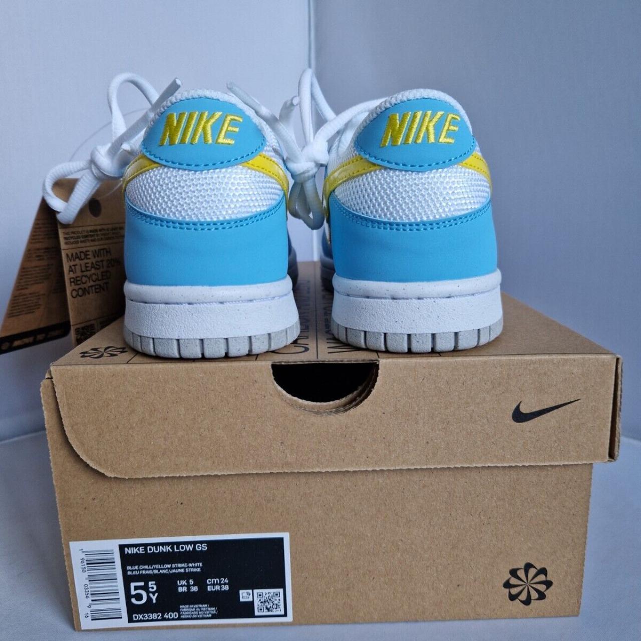 nike dunk blue chill yellow strike