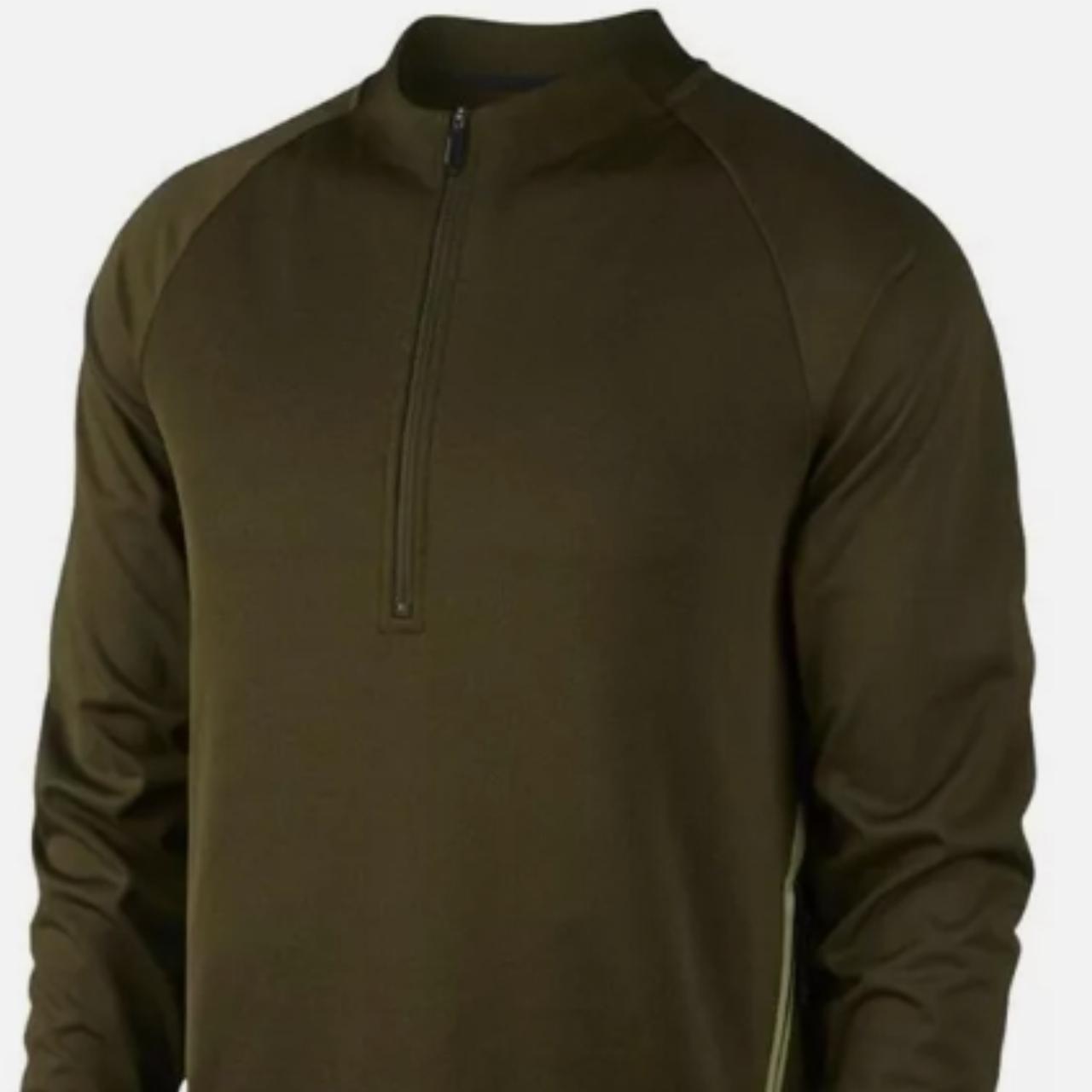 nike sphere half zip green