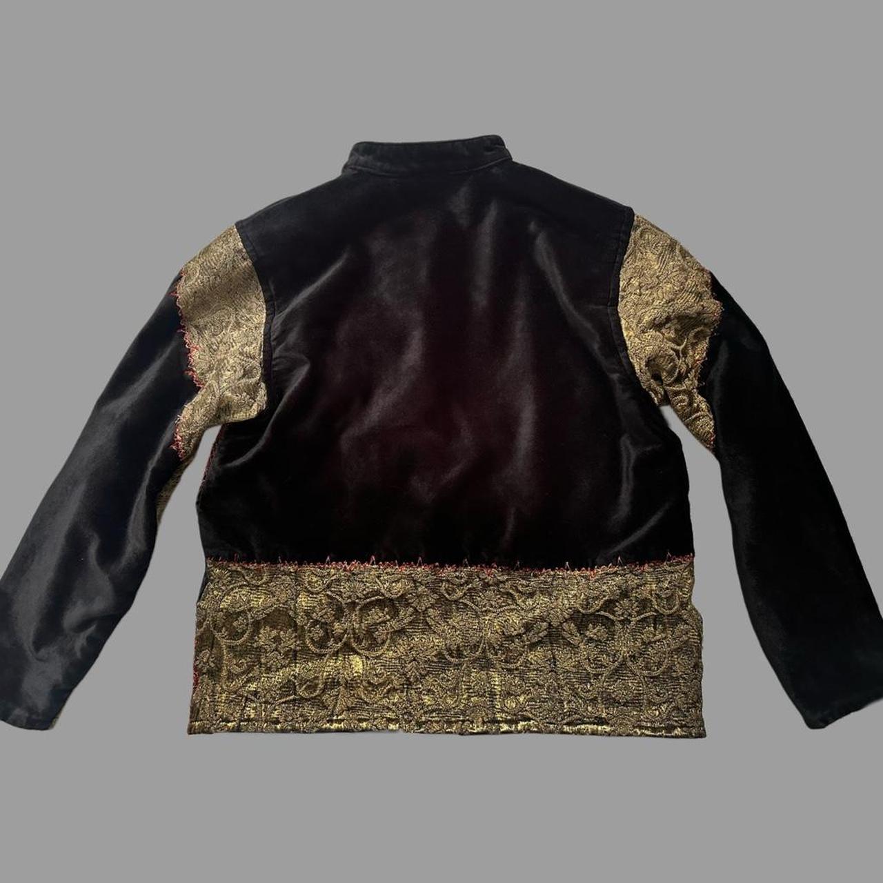 Women's Jacket - Multi/Black - S – Patchwork witc… - image 3