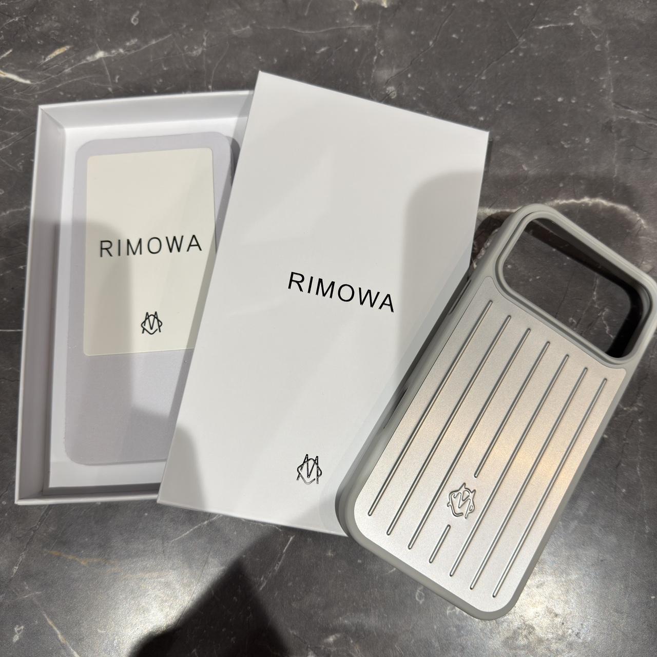 Silver Rimowa iPhone 13 Pro Max case. #RimowaCase | Depop