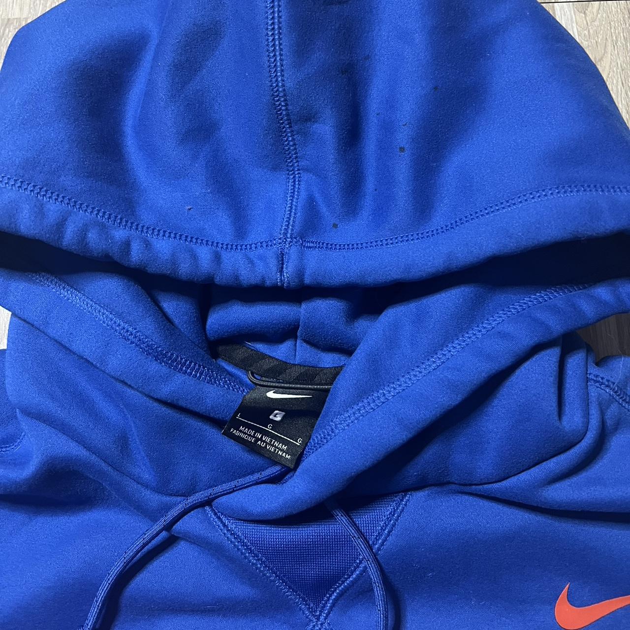 Nike blue and online orange hoodie