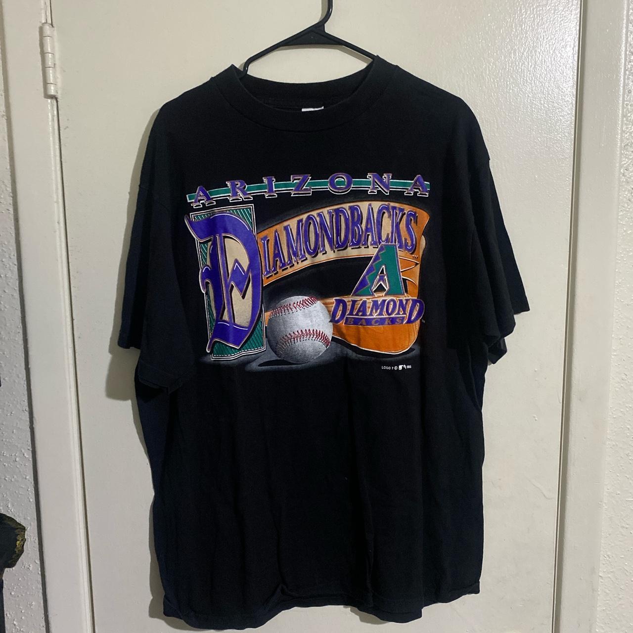 Vintage 90s Arizona Diamondbacks Jersey T-shirt Black 