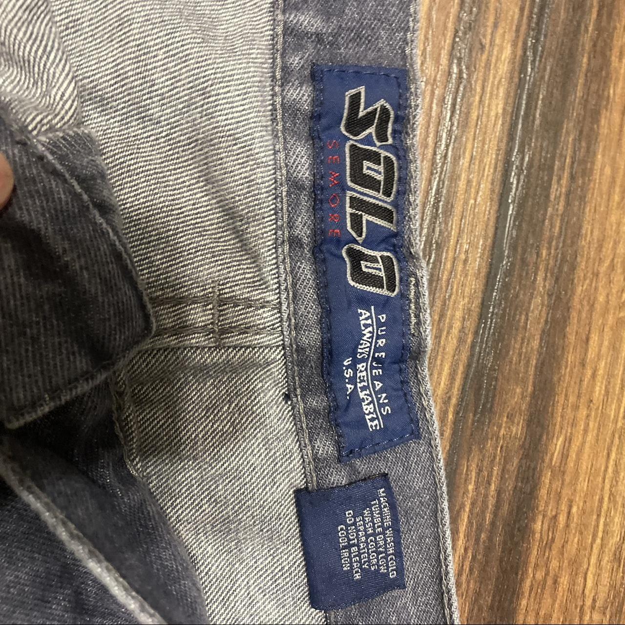*RARE* 90’S SOLO MENS BAGGY WIDELEG JEANS FITS... - Depop
