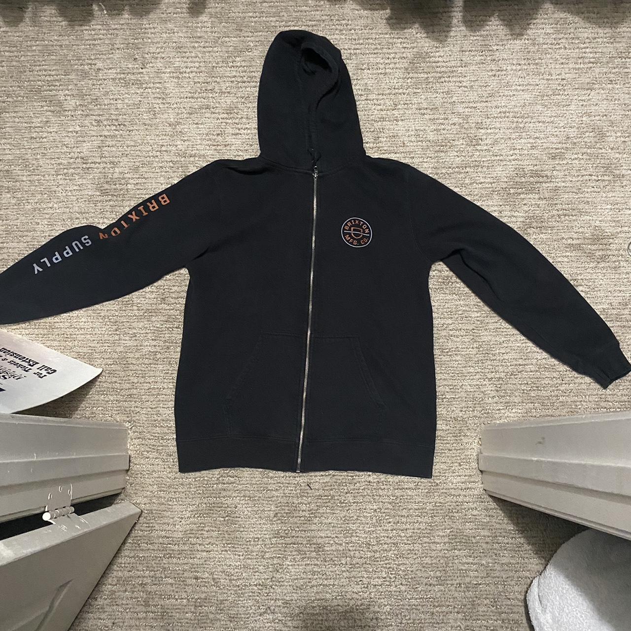 Brixton Zip Up Hoodie Size Large