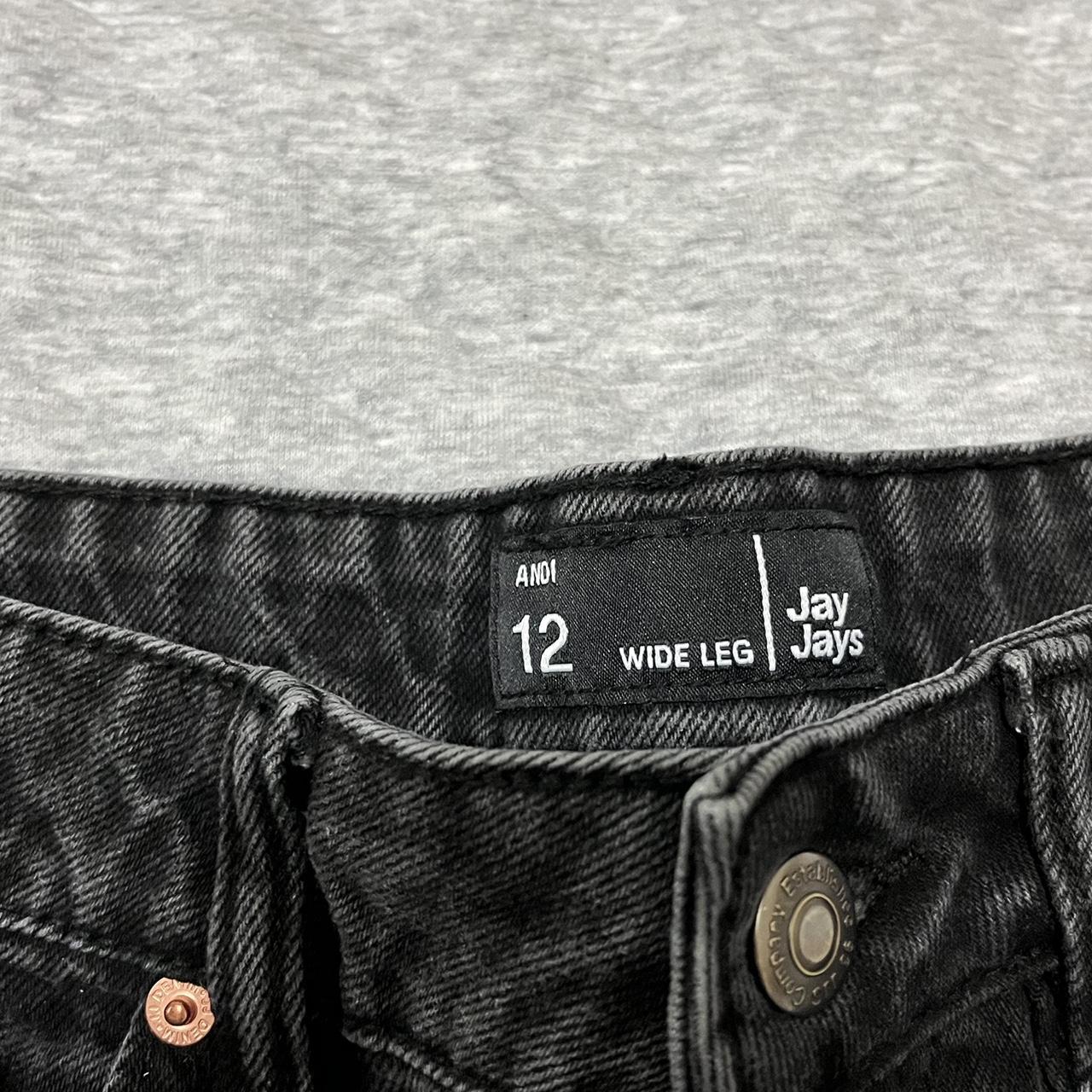 Acid wash black jeans jay jays brand, size 12 the... Depop