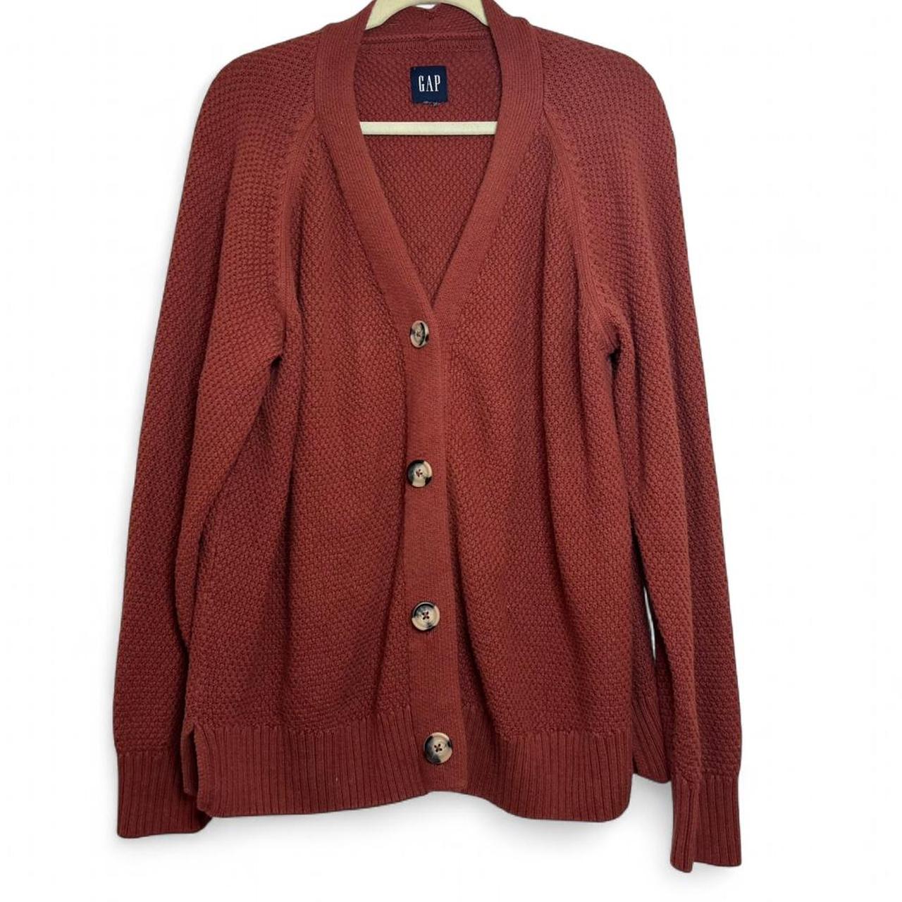 Gap Women's Cardigan - Orange/Red - L – Gap Cardi… - image 1