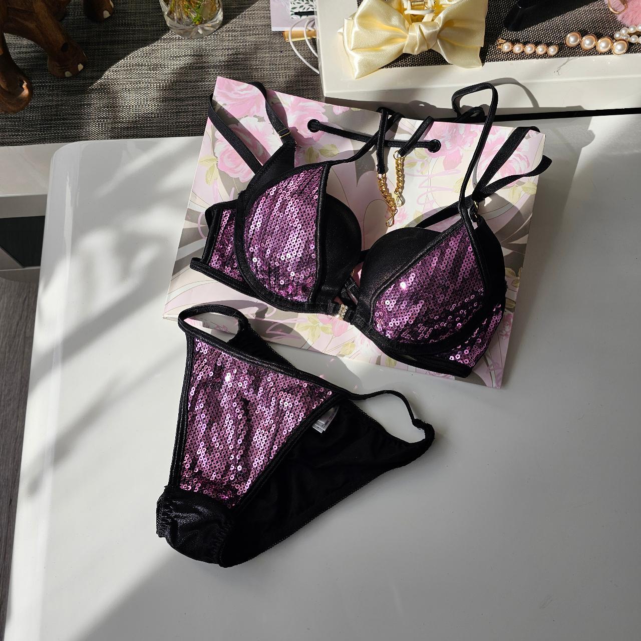 Y2K Vintage Aimerfeel Gyaru Lingerie 2 piece Set | Depop