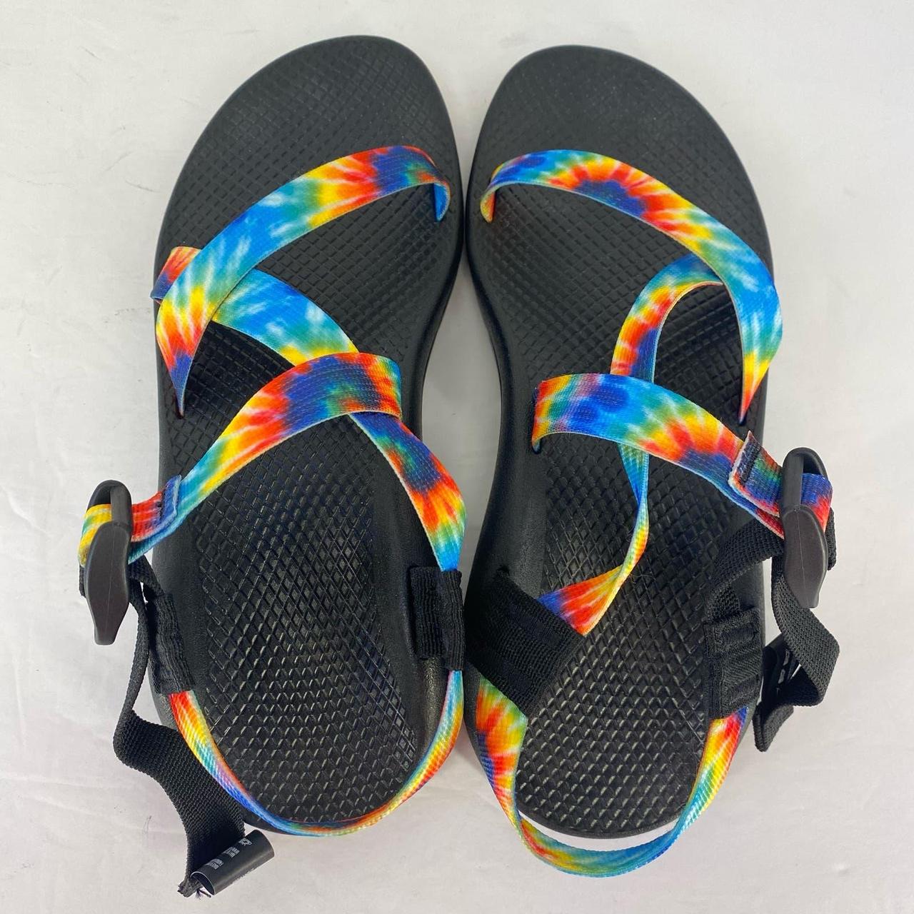 Rainbow Chaco Sandals BRAND Chaco SIZE 9 COLOR Depop