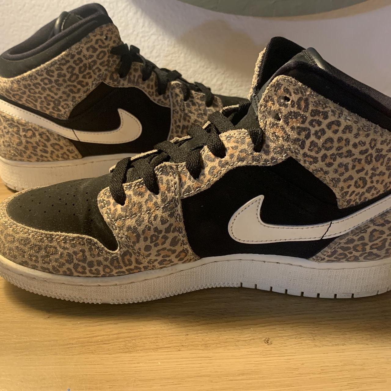 womens leopard jordans