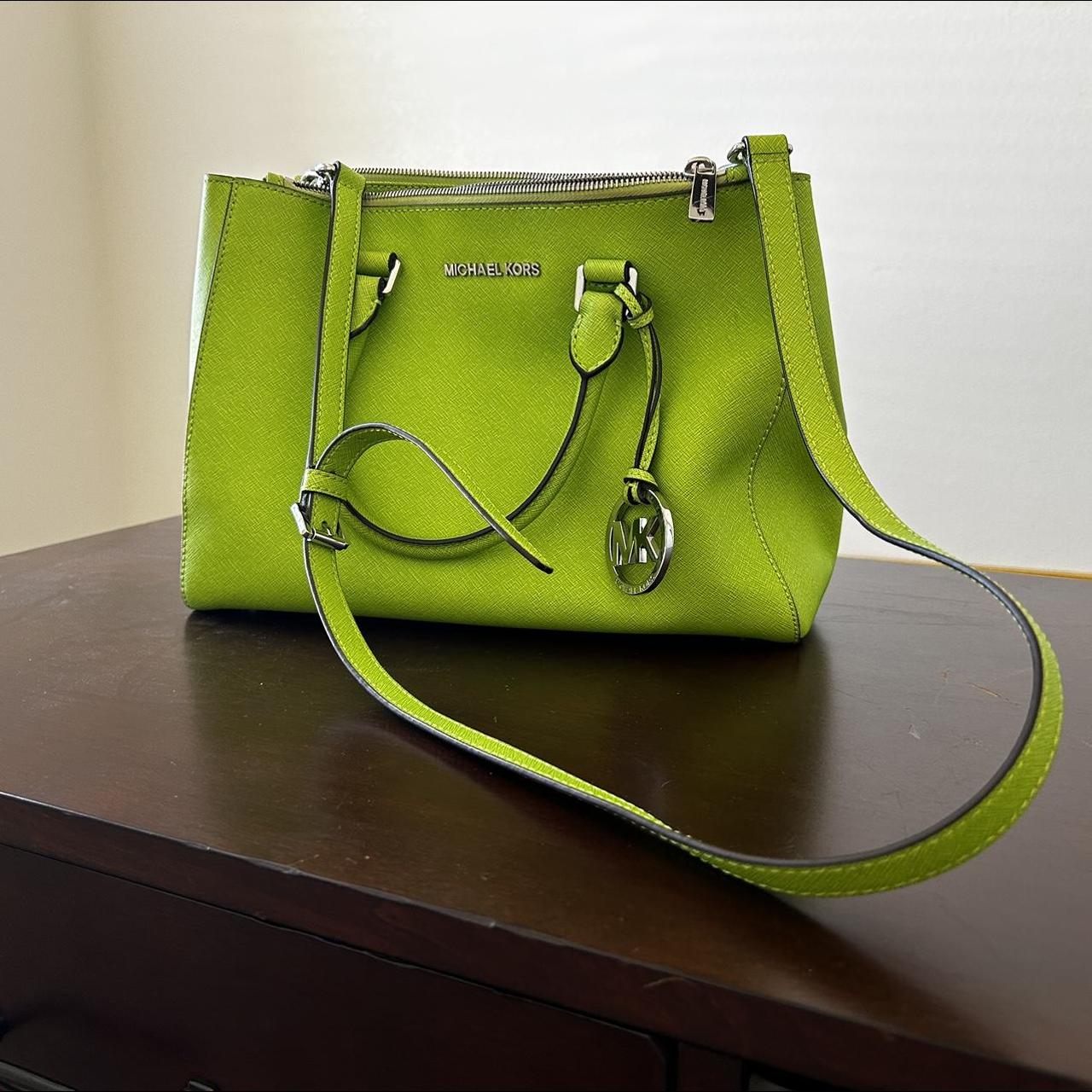 Michael Kors Women's Green Bag | Depop