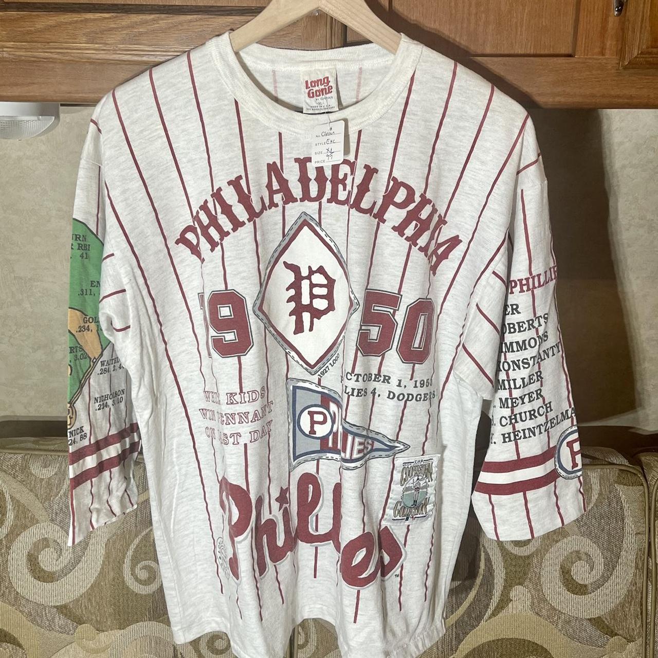 Vintage 90's MLB Philadelphia Phillies Jersey Size - Depop