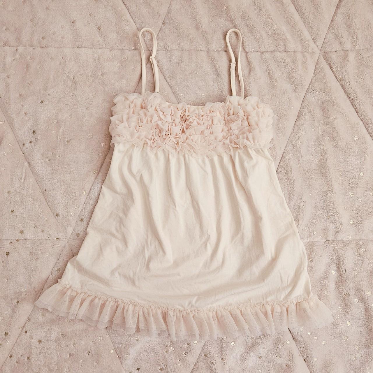 Gelato Pique pink ruffle bloomer lace camisole... - Depop