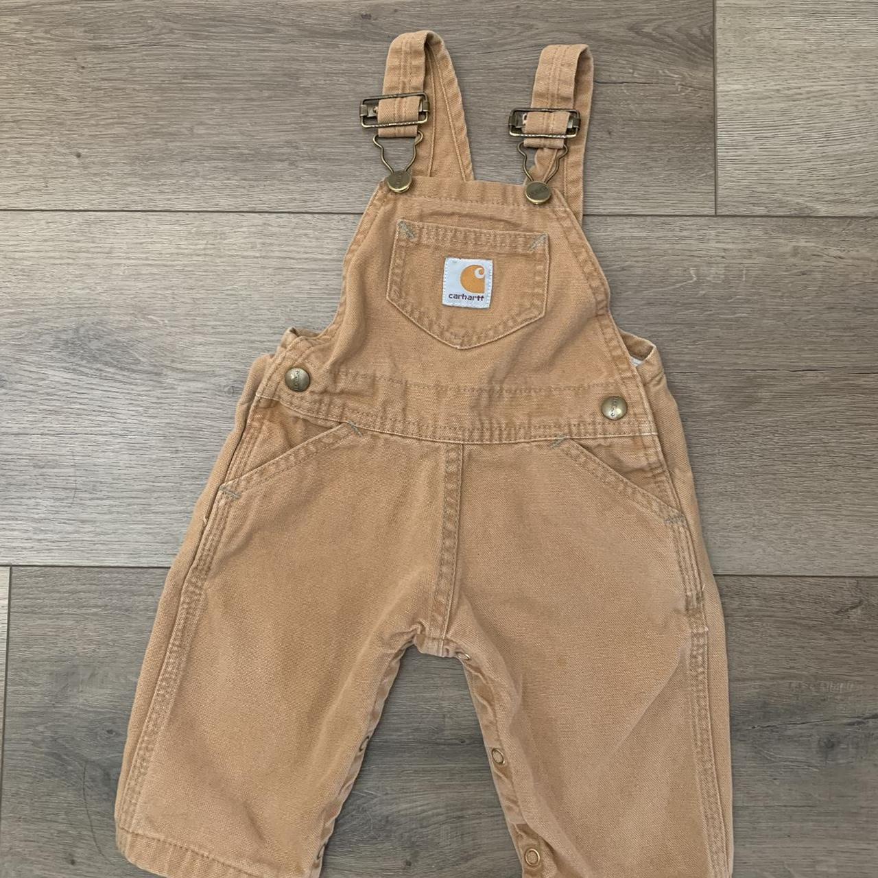 Carhartt Tan Dungareesoveralls Depop
