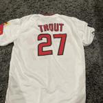 Los Angeles Angels Mike Trout Jersey Mens Small Red - Depop