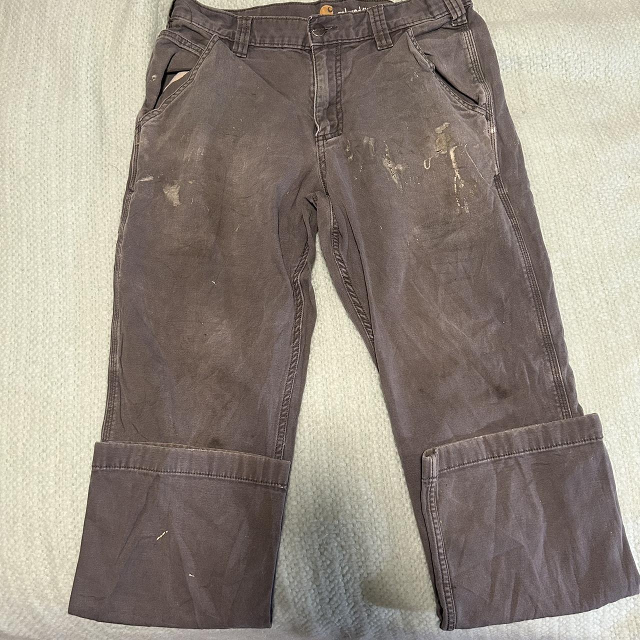 Y2K carhartt cargo pants Really nice wear on these... - Depop