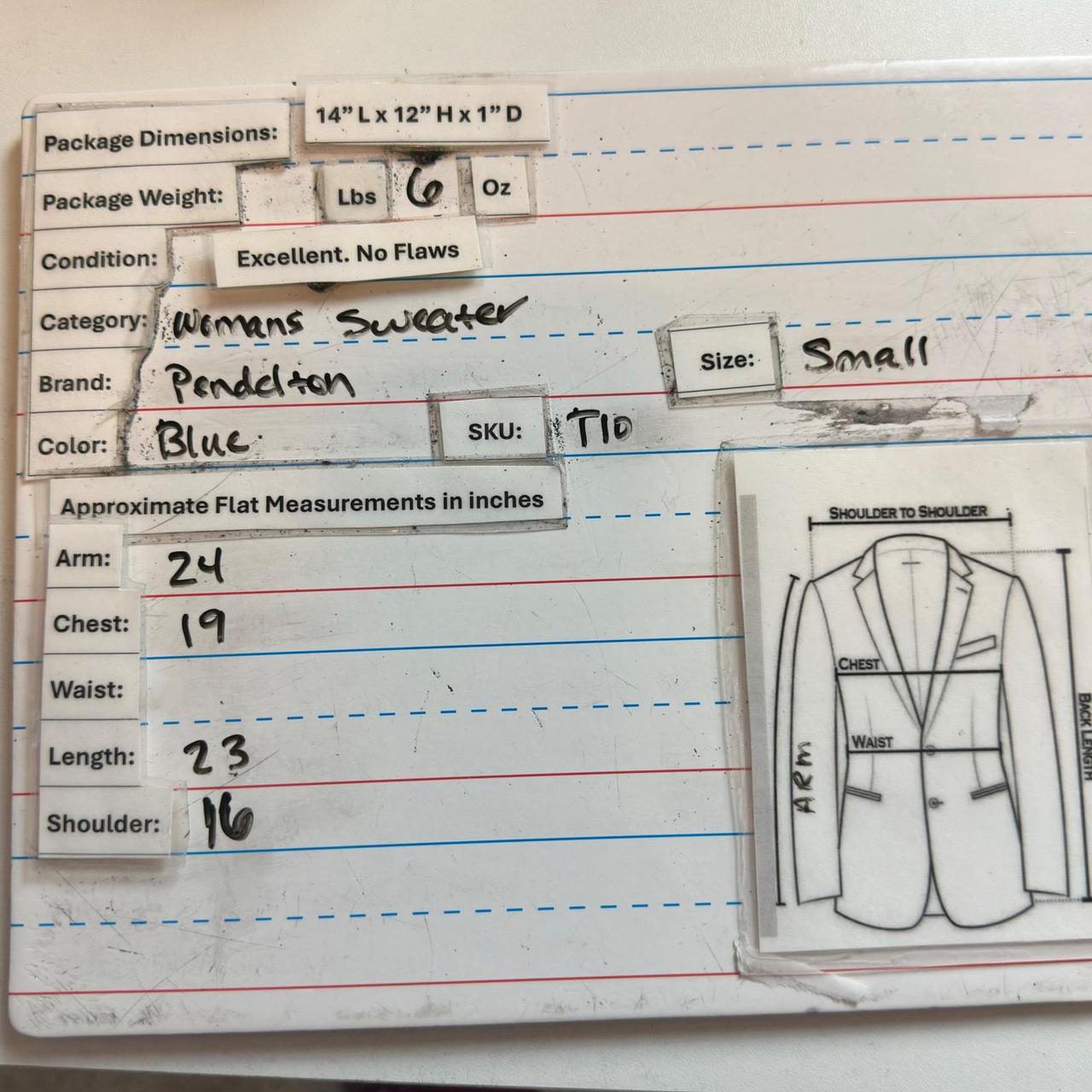 Pendleton Women's Sweater - Blue - S – Pendleton … - image 7