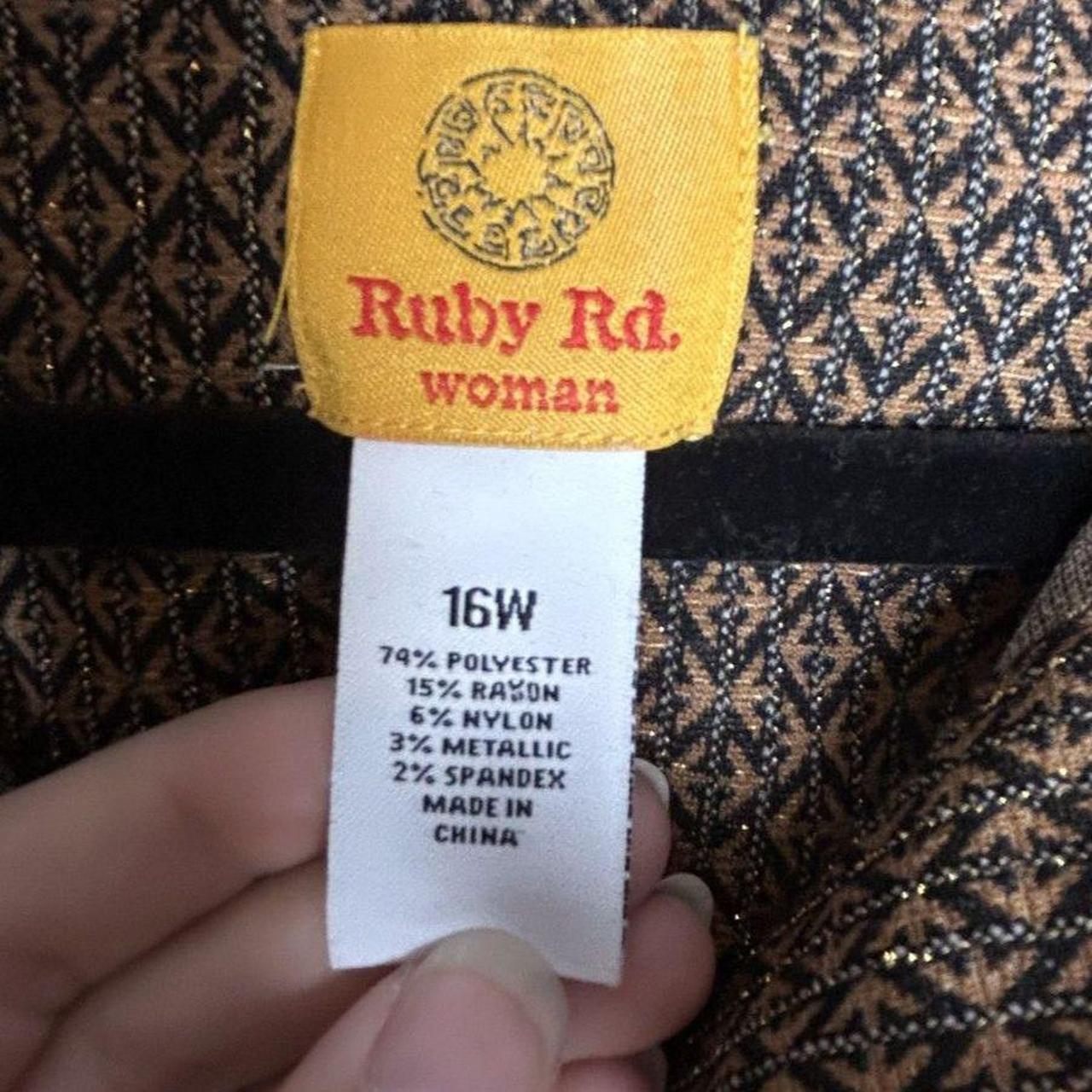 Ruby Rd. Women's Shacket Jacket - Brown/Black - 1… - image 8