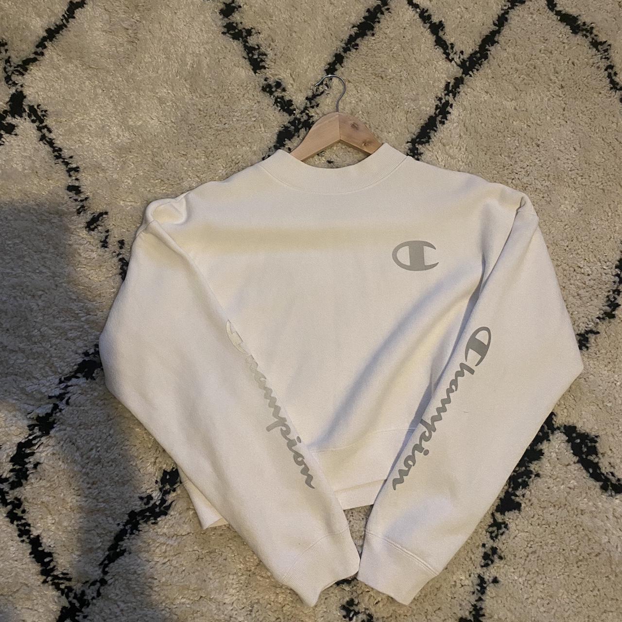 CHAMPION Womens Heritage Fit Polo Shirt UK 14 Large White Striped