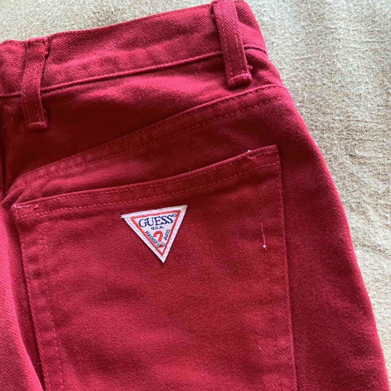 Guess red clearance jeans