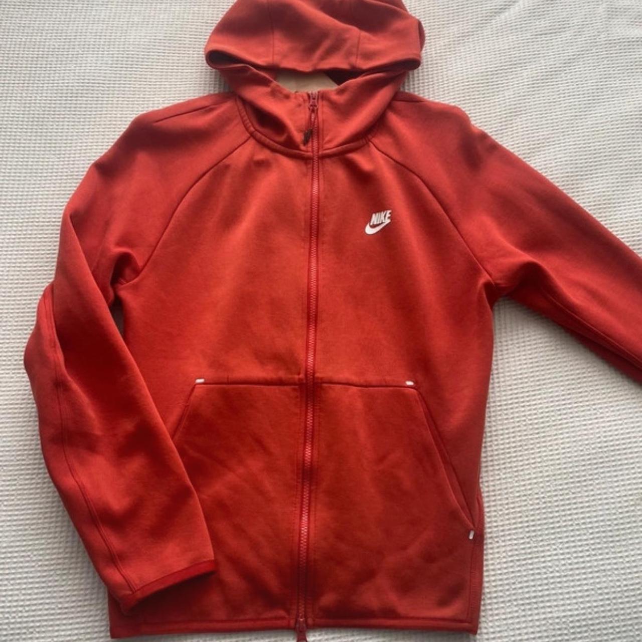 mens red tech fleece