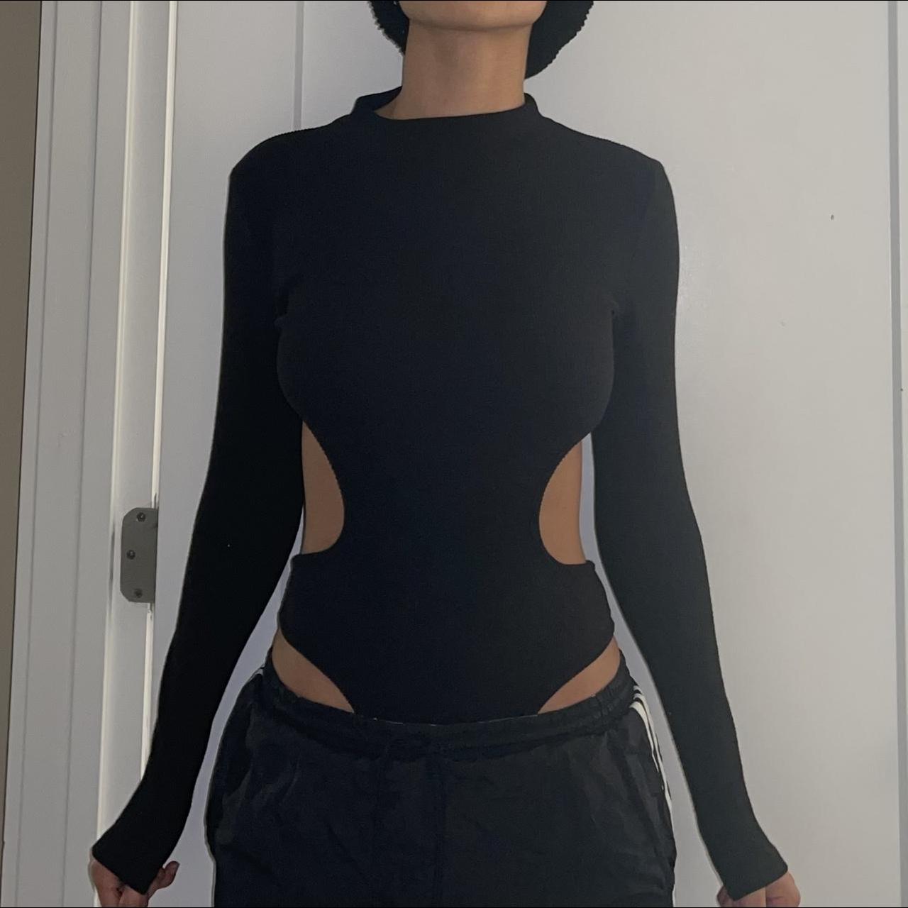 MissPap Women's Black Bodysuit