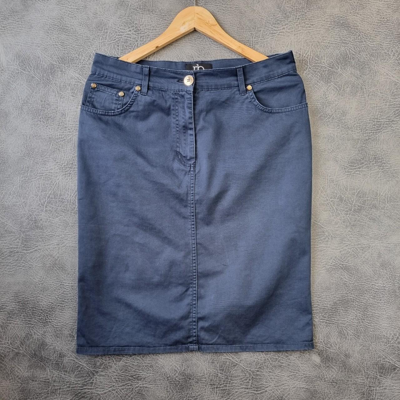 Women's Navy Skirt | Depop