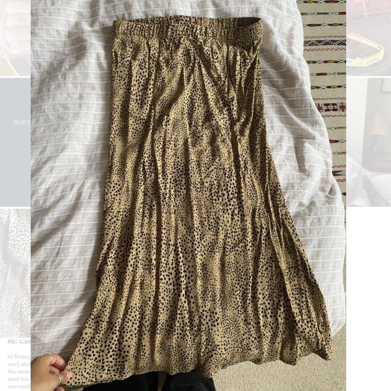 Gap animal print midi skirt best sale