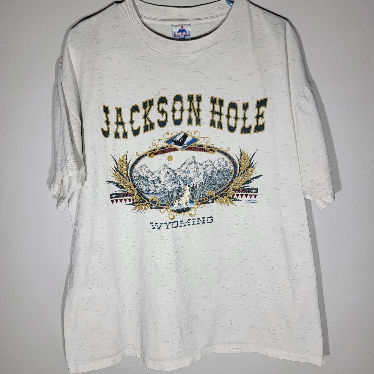 🦬1994 H.L. MILLER JACKSON HOLE WYOMING T🦬 WHERE THE - Depop