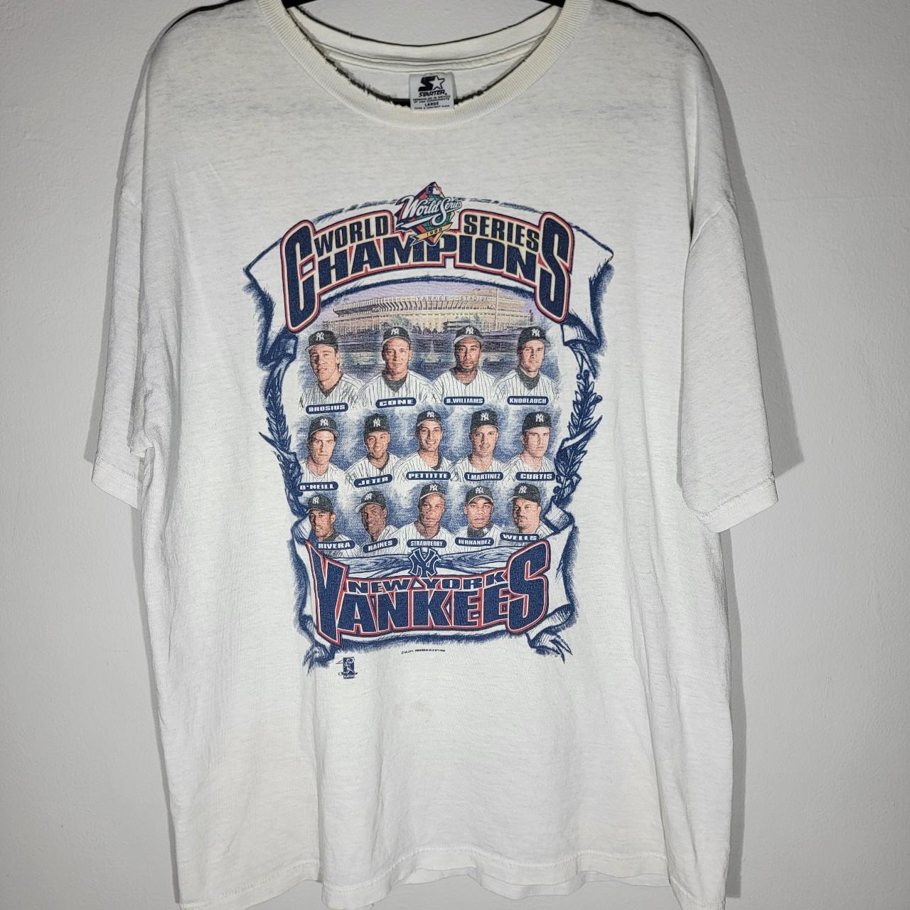 STARTER, Shirts & Tops, 998 Starter Yankees World Series T Shirt