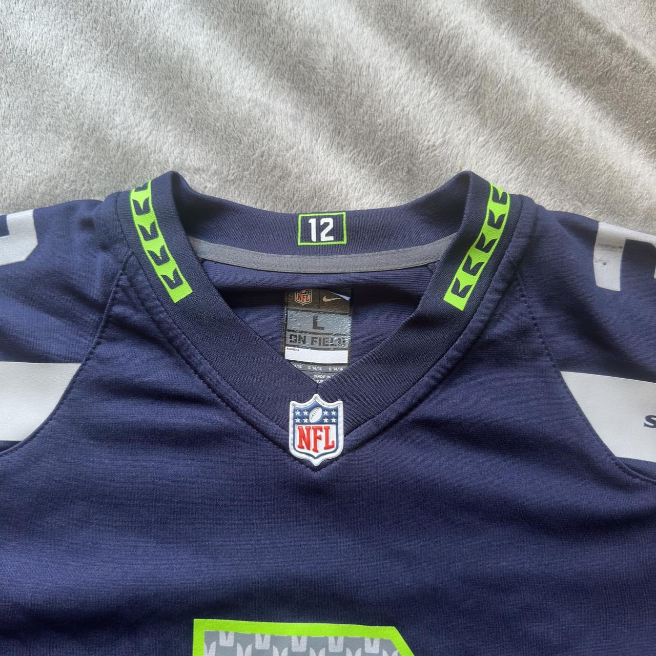 Nike Russell Wilson Seattle Seahawks Jersey. Youth - Depop