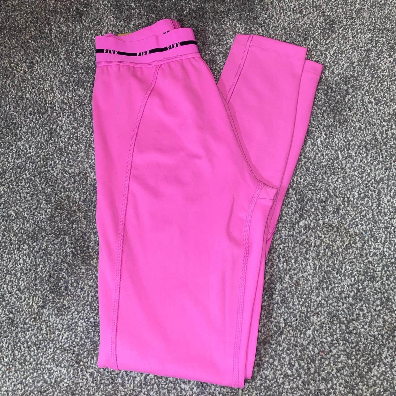 PINK Victoria's Secret, Pants & Jumpsuits, Victorias Secret Pink  Performance Cotton Foldover Yoga Pants Ultra Pink Wash