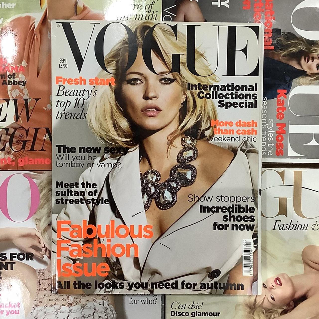 Vogue Orange and Cream Magazines | Depop