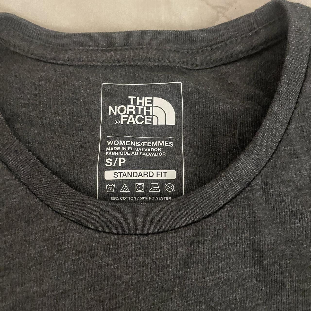 The North Face dark grey top. Size S and in great... - Depop