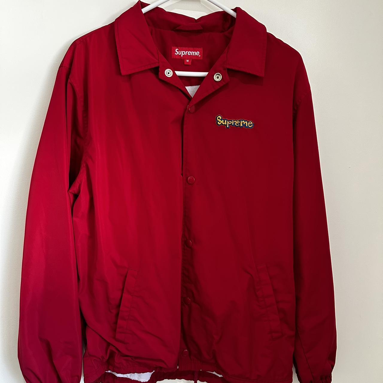 Supreme Gonz Logo Coaches Jacket 'Red', Size: Medium...