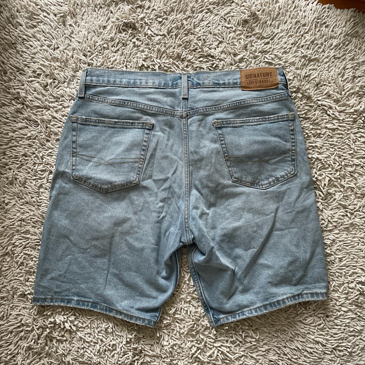 Vintage Levi’s jorts light blue Size 34W 9L Nice... - Depop