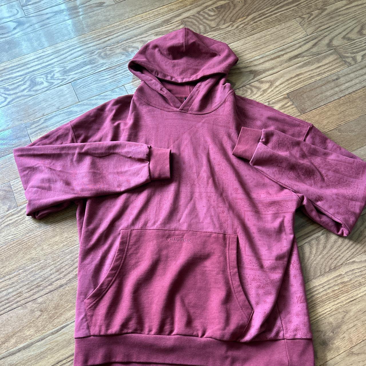 Youngla Paisley Pattern Hoodie Size XL Sold out - Depop