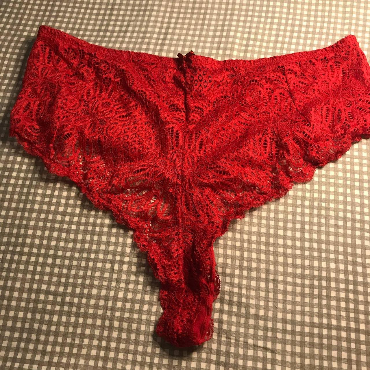 ASOS Curve New Look Sexy Red Panties 2X NWOT or UK... - Depop