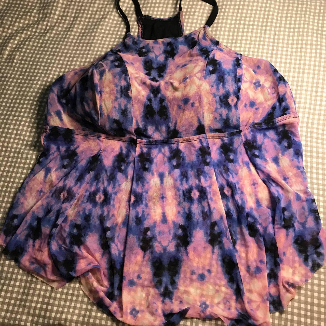 Ava & Viv Tie Dye Mesh Swimsuit Bra Tank 20W This is... Depop