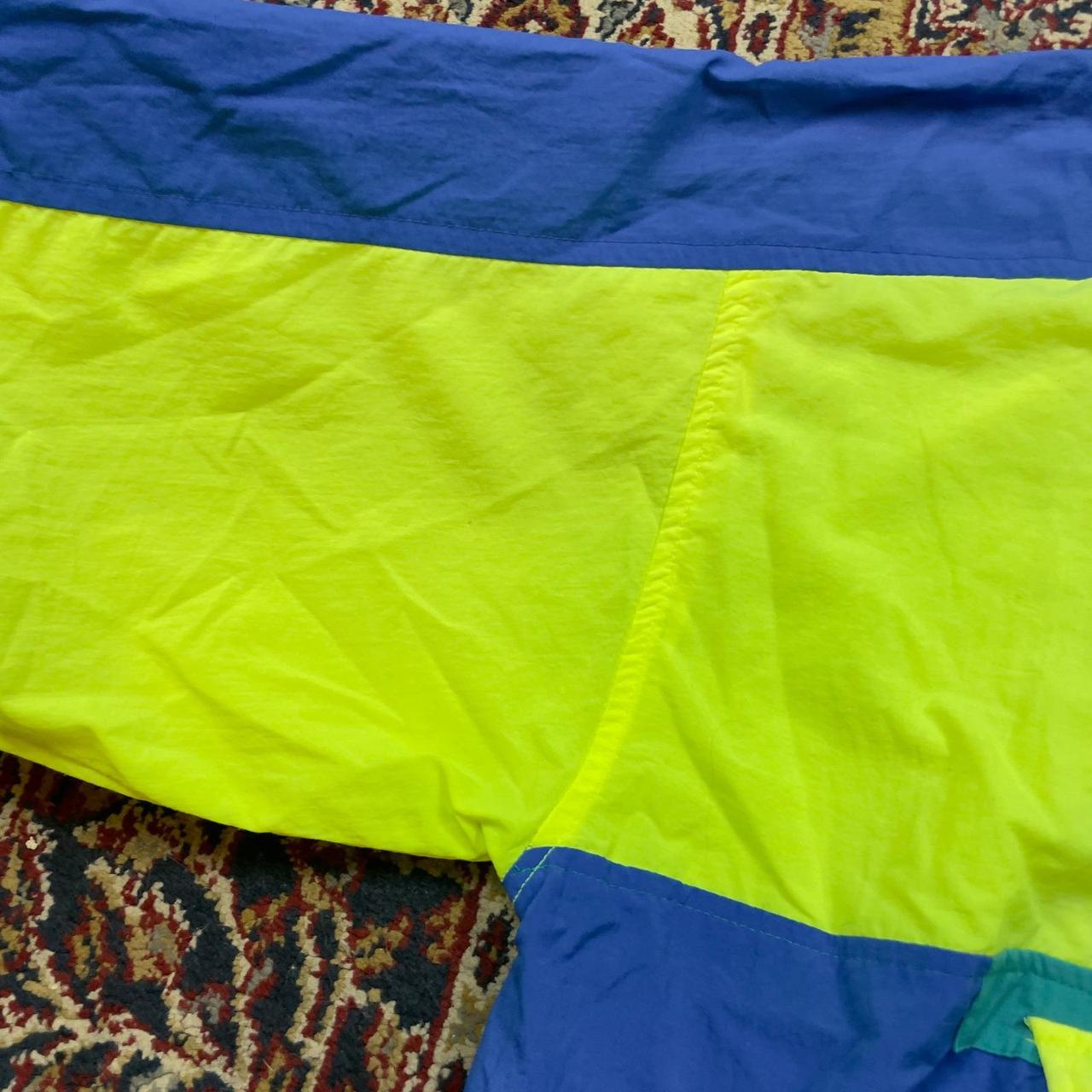 Vintage Women's Windbreaker Jacket - Yellow/Purpl… - image 5