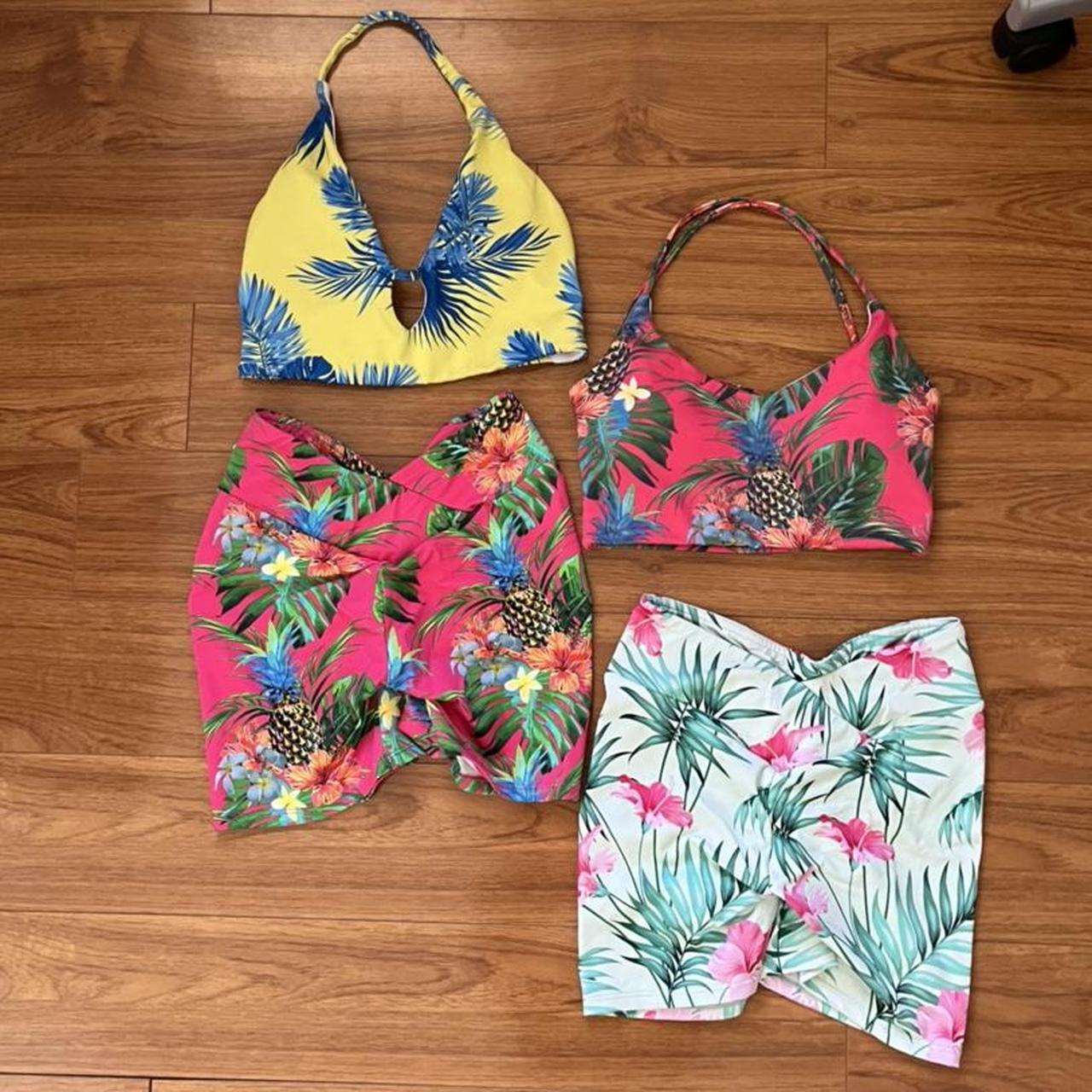 crop top boutique summer bundle - two strappy crop... - Depop