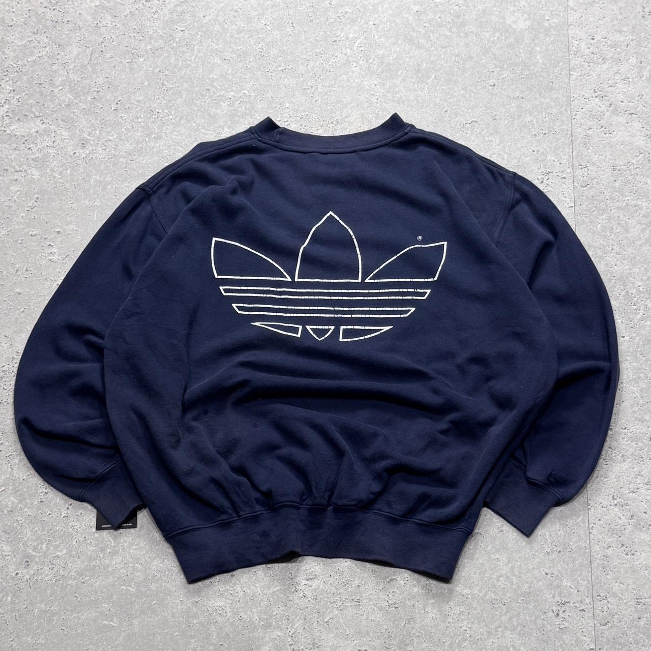 Vintage 90s Adidas Logo Sweater (L) Recommended... | Depop