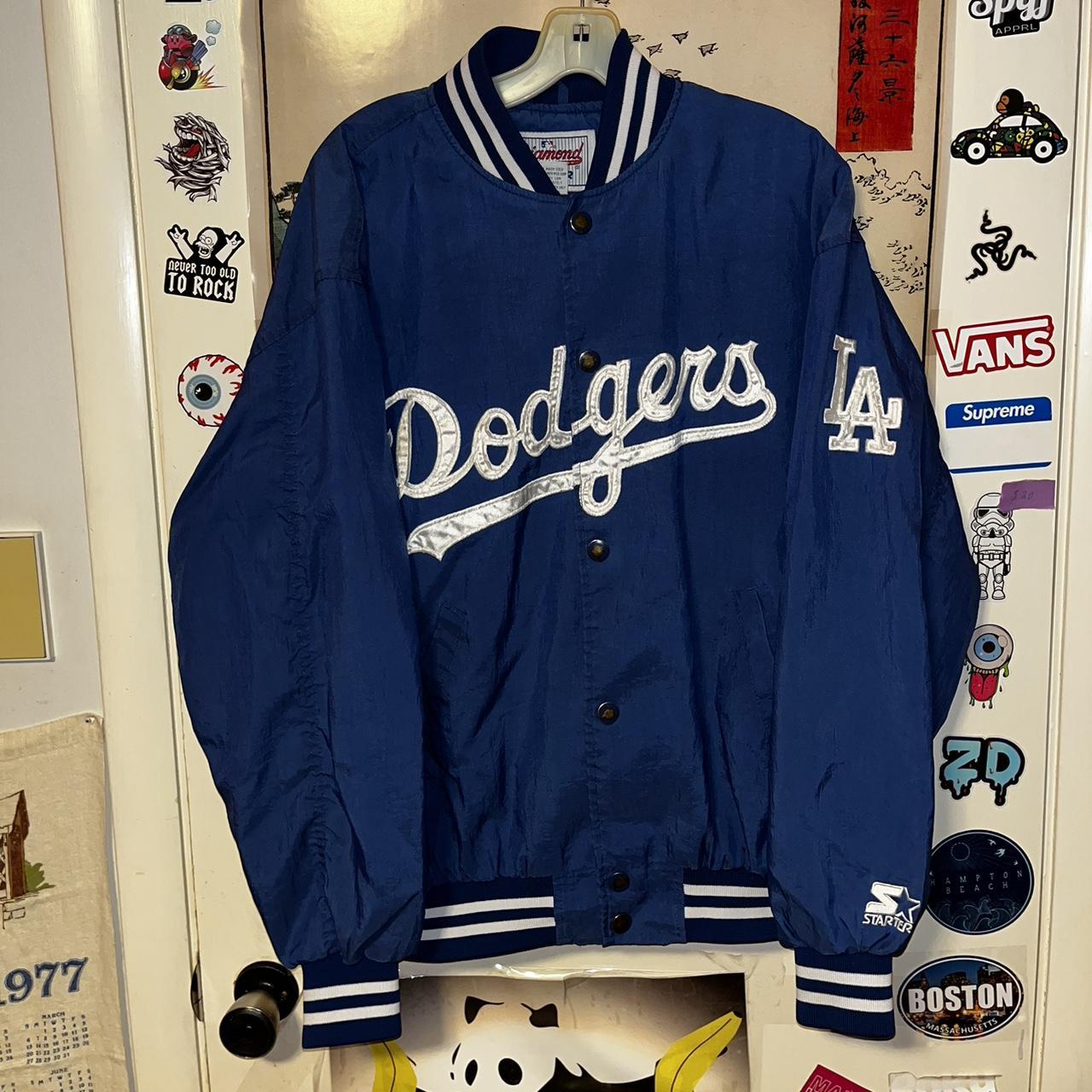 Vintage 80s Los Angeles Dodgers Starter Satin Jacket - Depop