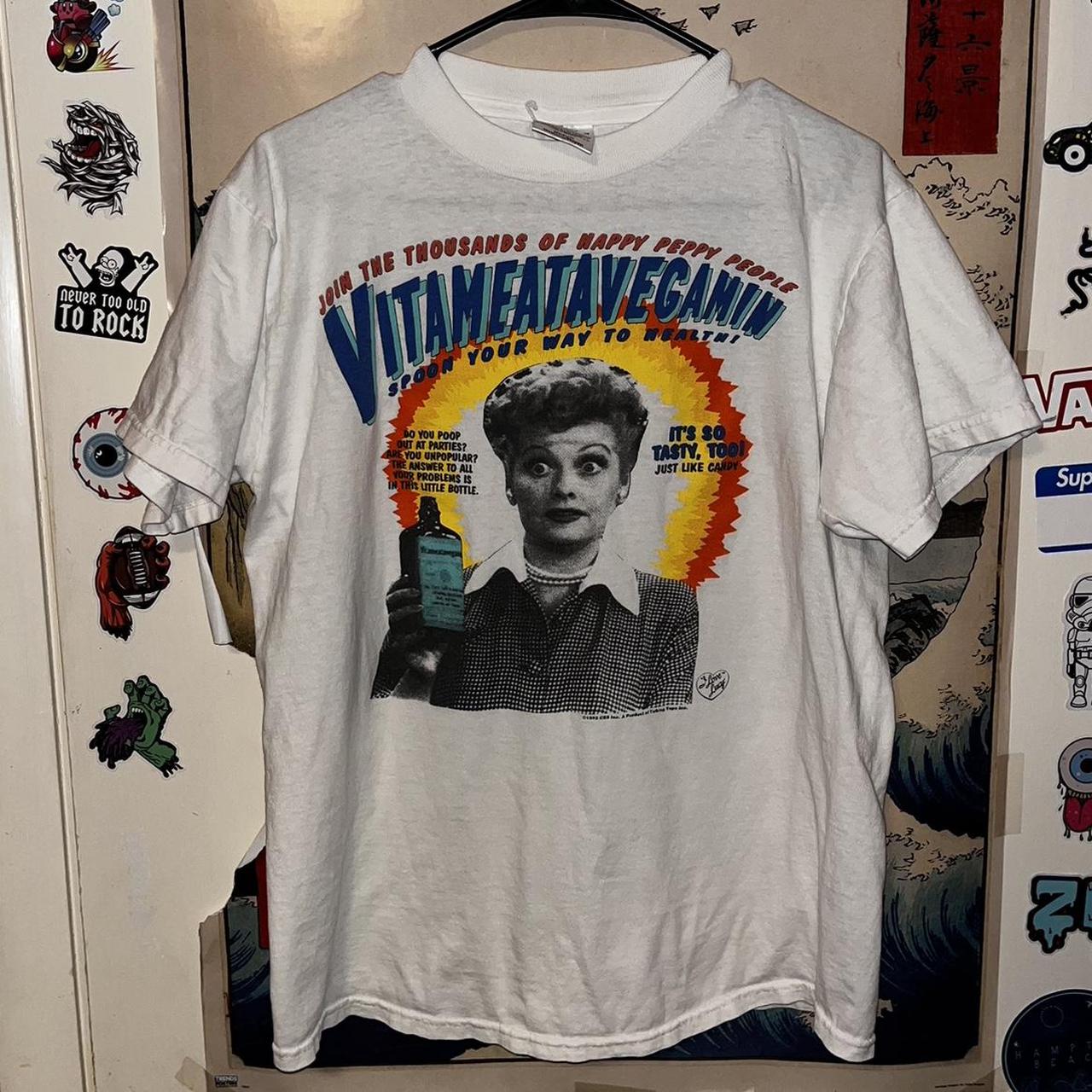 vintage I Love Lucy 90's Vitameatavegamin 1992 CBS... - Depop