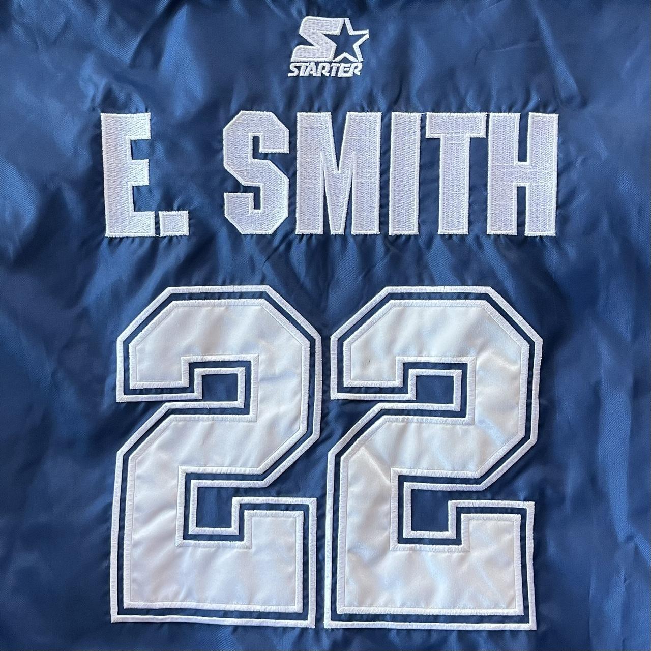 Vintage 90s Starter Dallas Cowboys Emmitt Smith - Depop