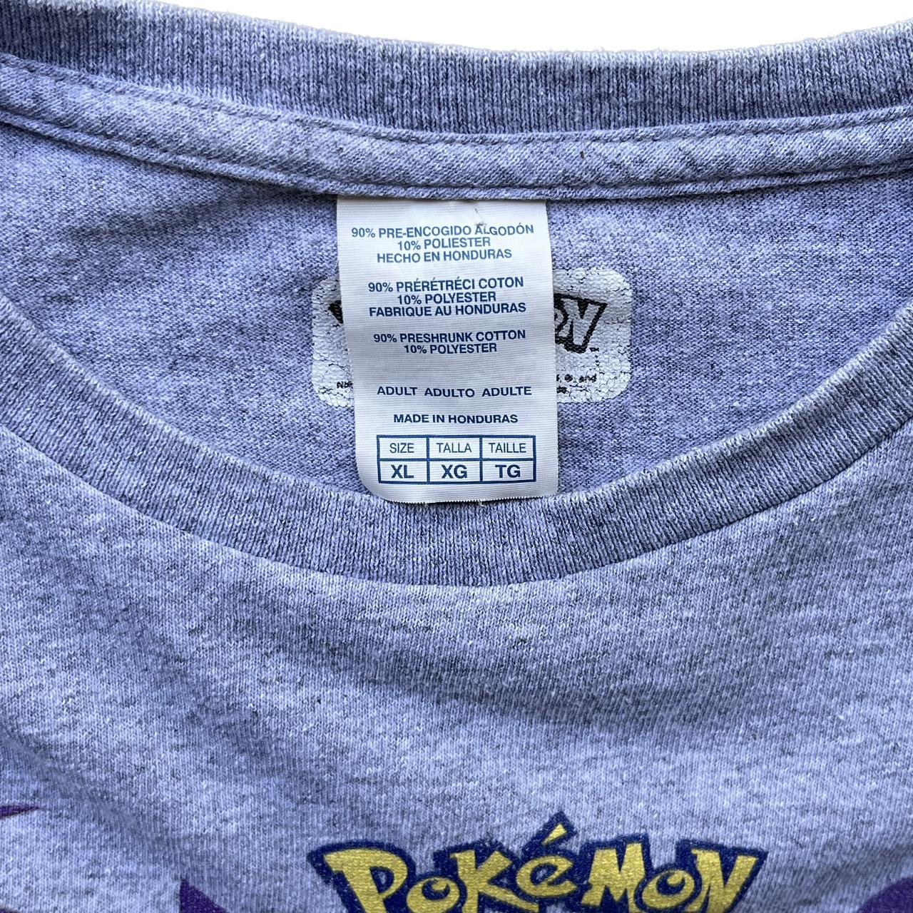 Pokémon Gengar long sleeve shirt heather grey... - Depop