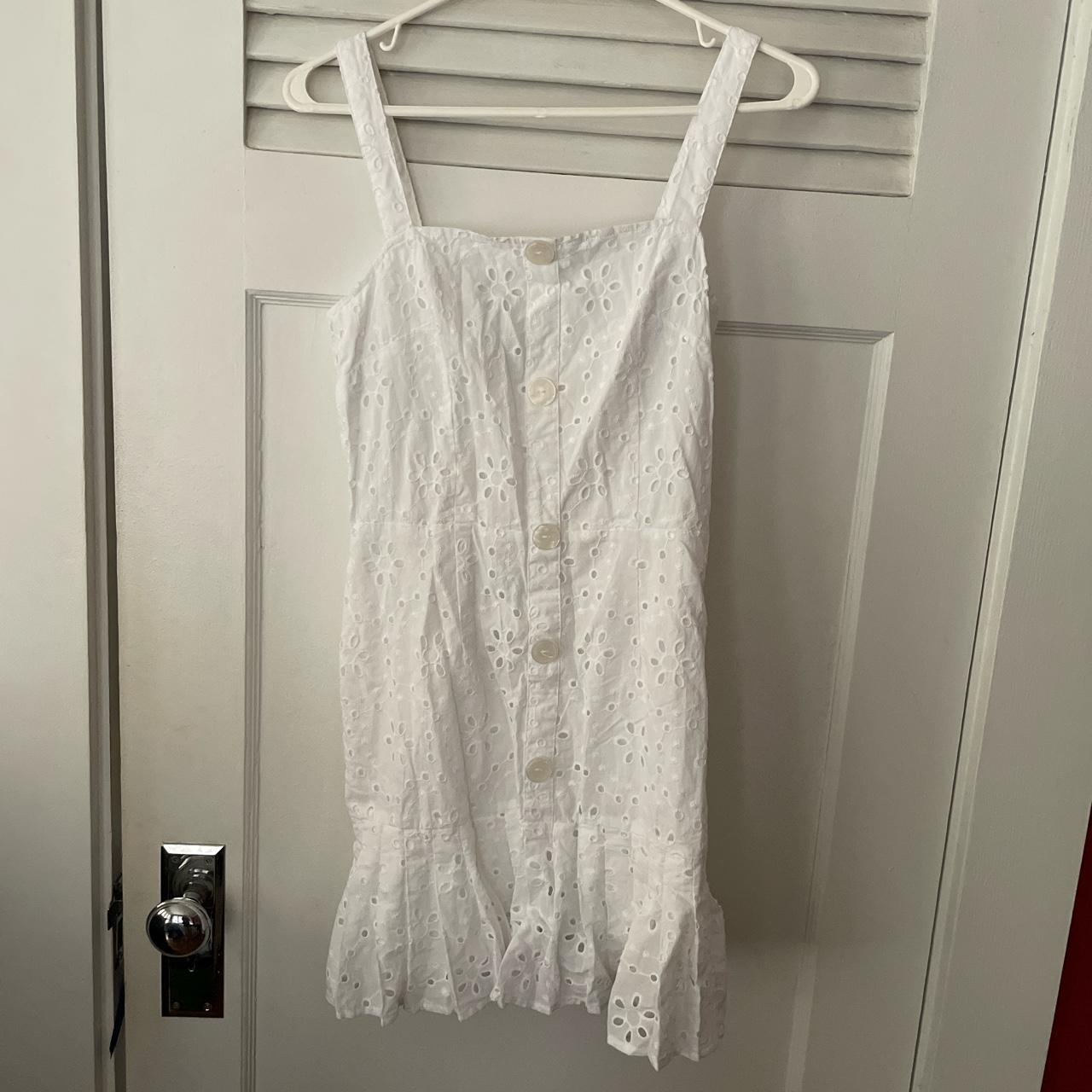 Alexis white mini dress - brand new with tag - Depop